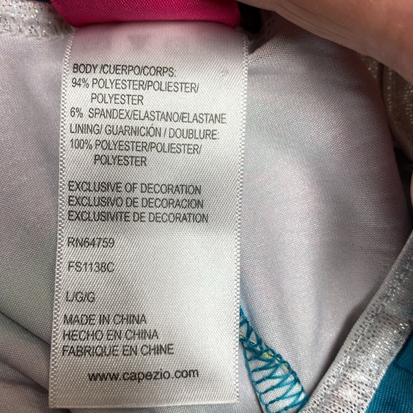 Big girl one pc gymnastics outfit - Picture 5 of 6